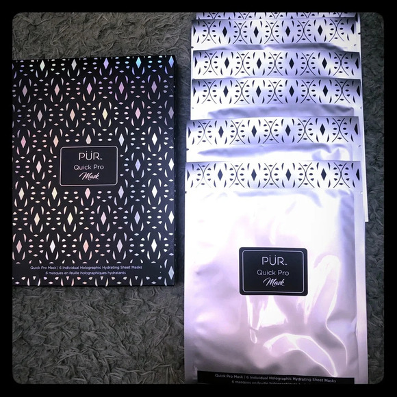 NIB PUR QUICK PRO HOLOGRAPHIC FACE MASKS - Picture 2 of 4